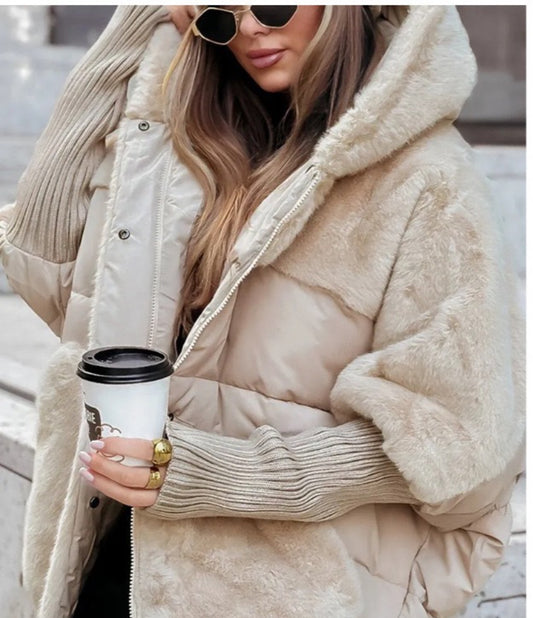 Kurtka Teddy z kapturem i miękkim wykończeniem | Ciepło i komfort