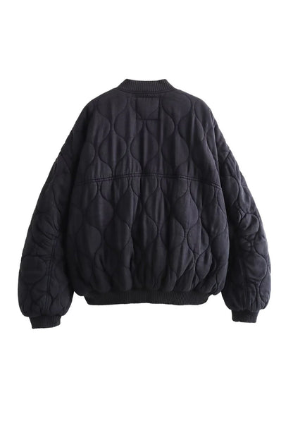 Oversize pikowana kurtka | kobiecy