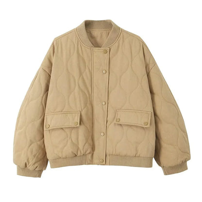 Oversize pikowana kurtka | kobiecy