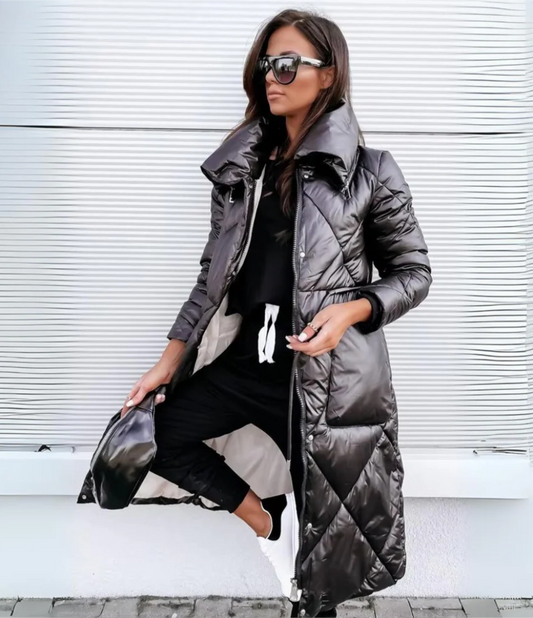 Płaszcz Merina z kapturem i ociepleniem | Klasa i komfort.