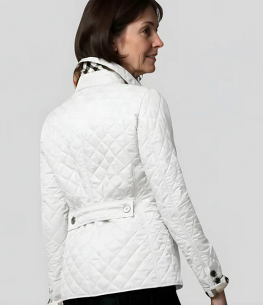 Kurtka Livia pikowana z kołnierzem | Ciepło i szyk